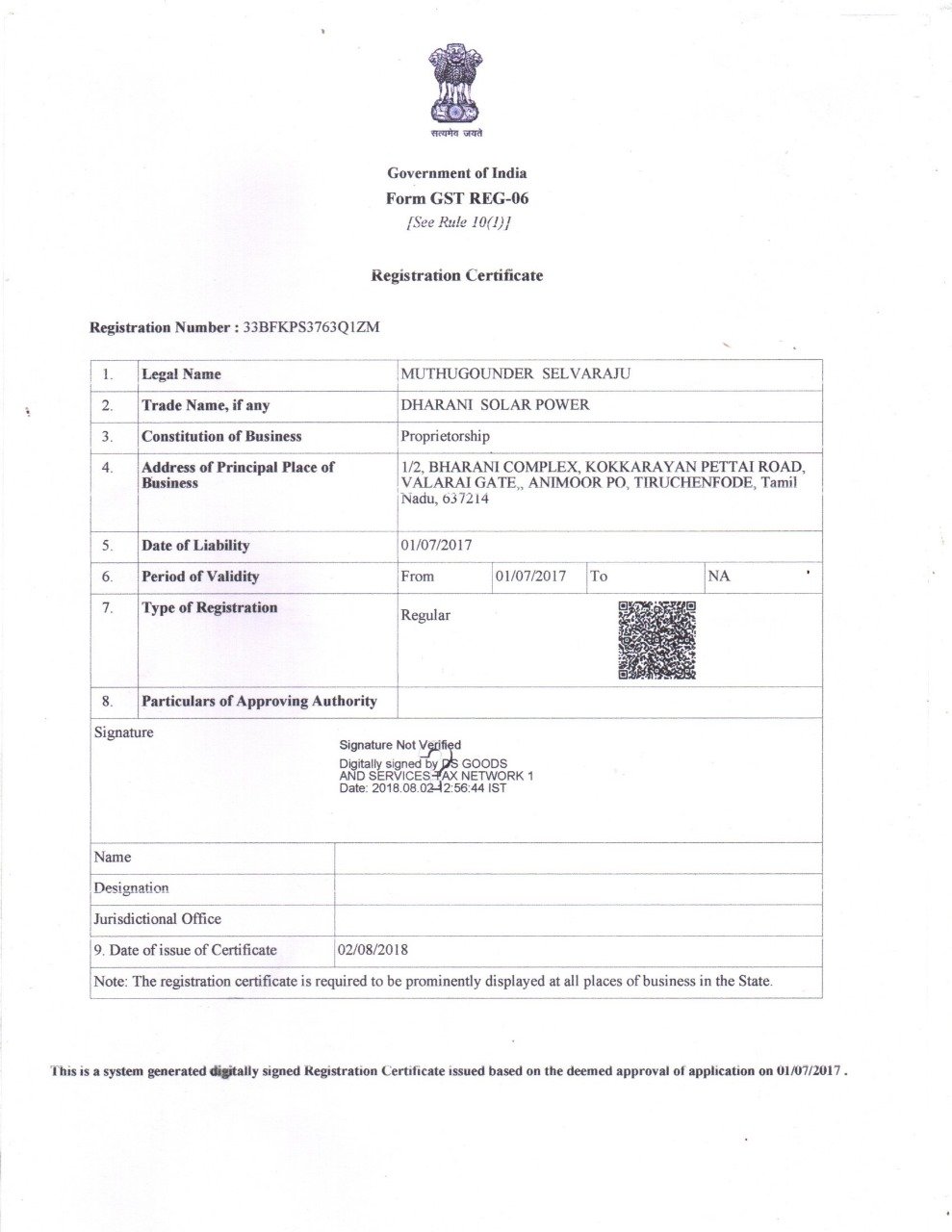 Registration